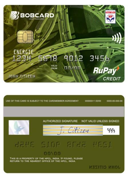 India HPCL Bank of Baroda ENERGIE Credit Card